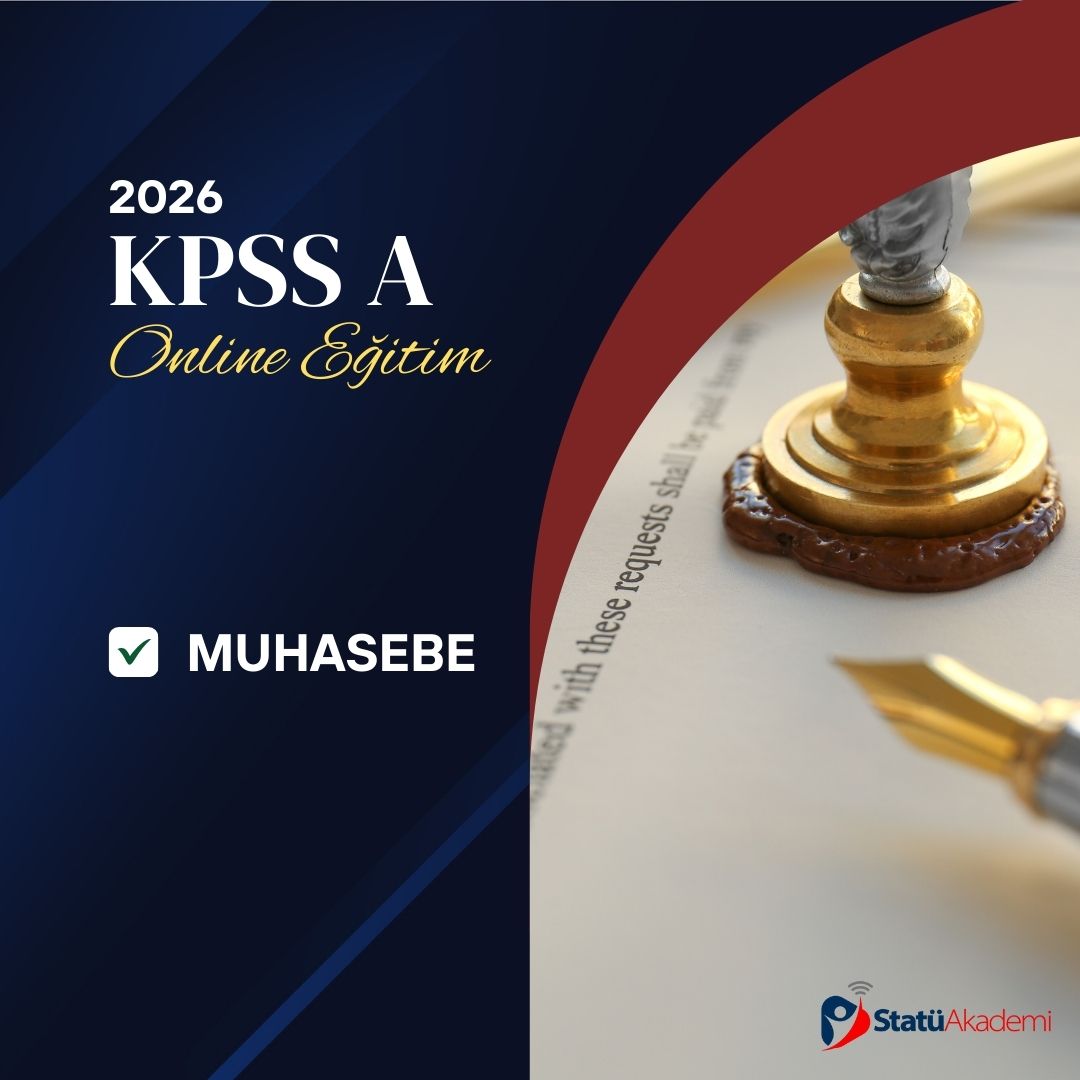 MUHASEBE (2026 KPSS A)
