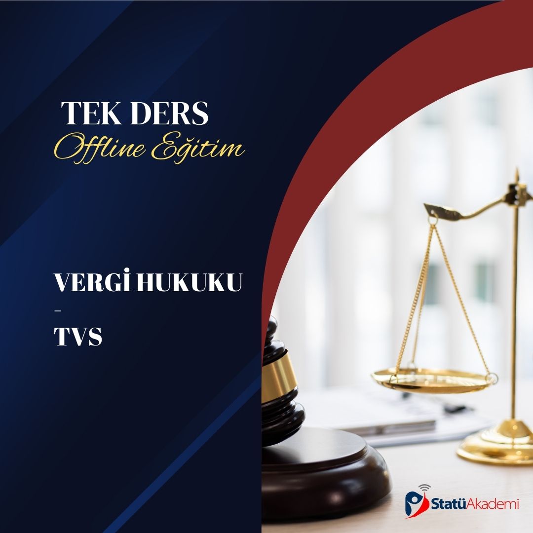Vergi Hukuku ve TVS (Sertkan Erdurmaz)