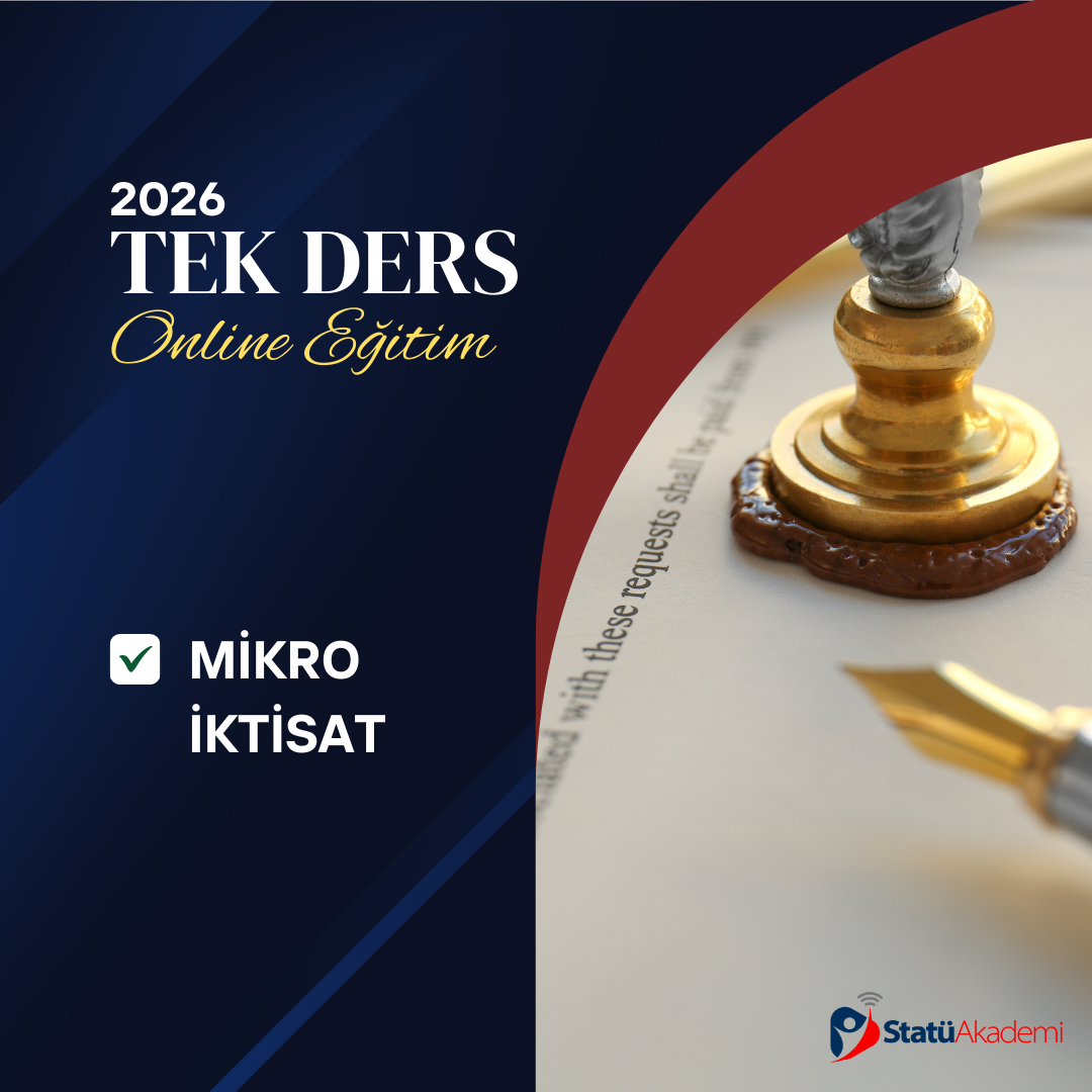 Mikro İktisat Tek Ders
