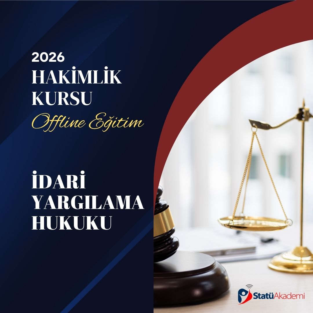 İdari Yargı (Hakimlik Tek Ders)