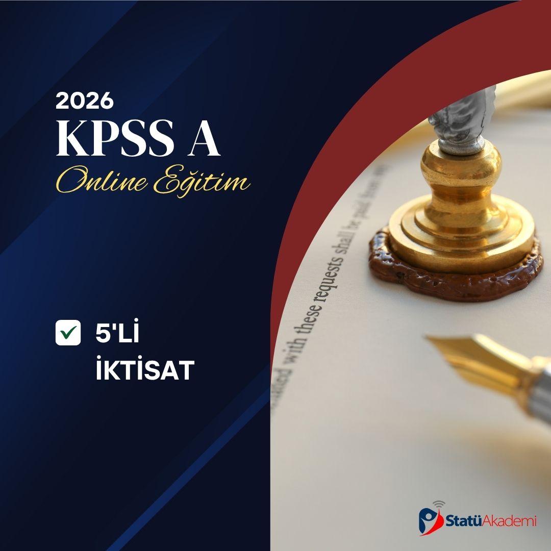 5'li İktisat (KPSS A Tek Ders)