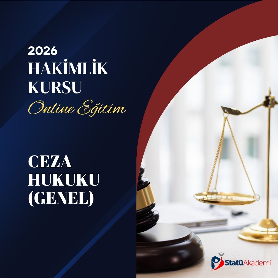 Ceza Hukuku Genel Hükümler (Hakimlik Tek Ders)