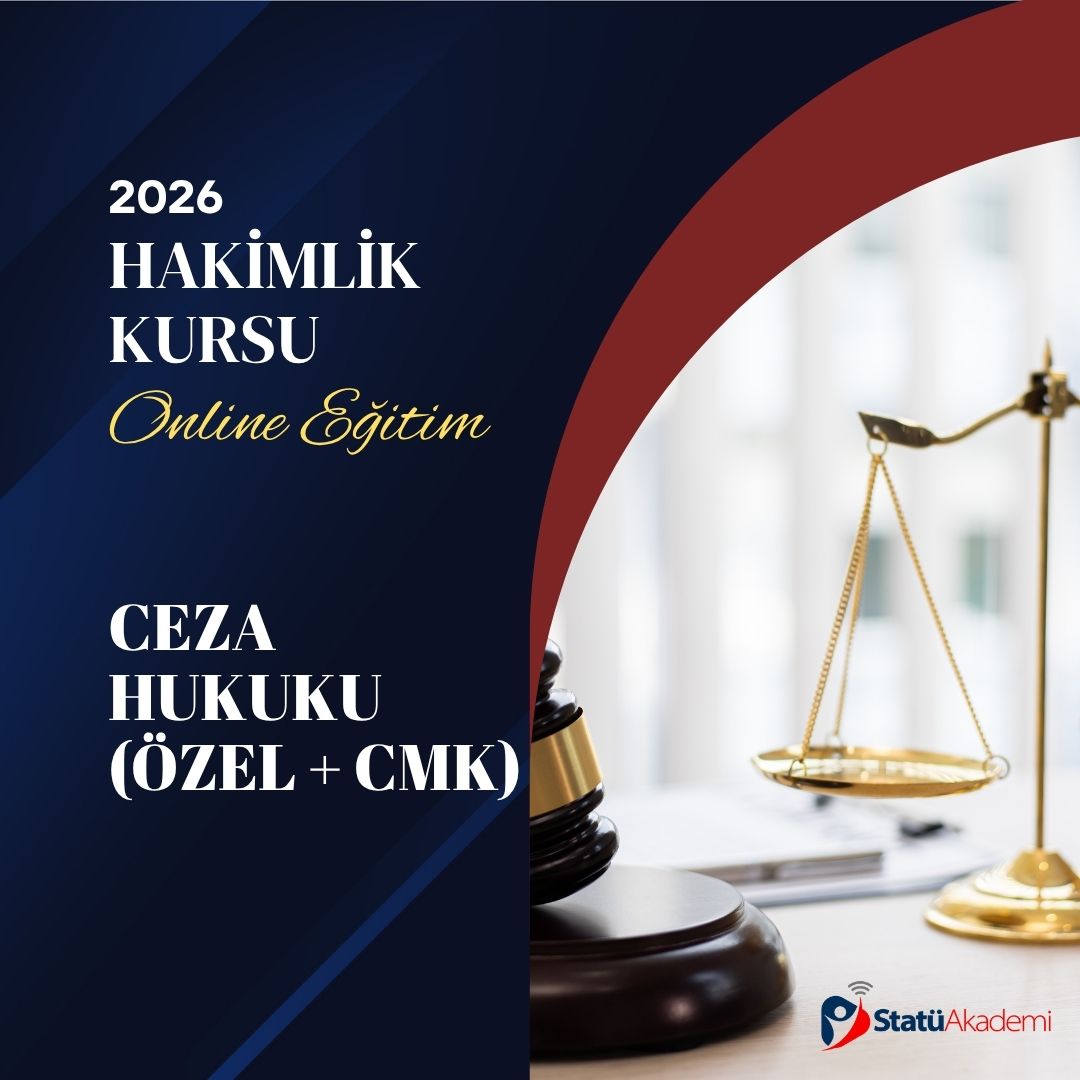 Ceza Hukuku (Özel Hükümler + CMK)