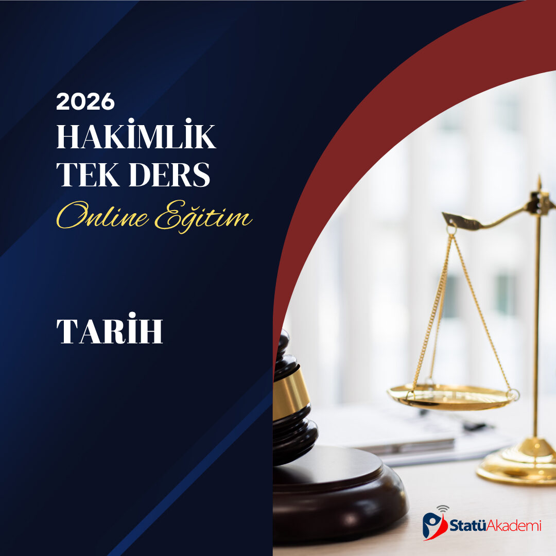 Tarih (Hakimlik Tek Ders)